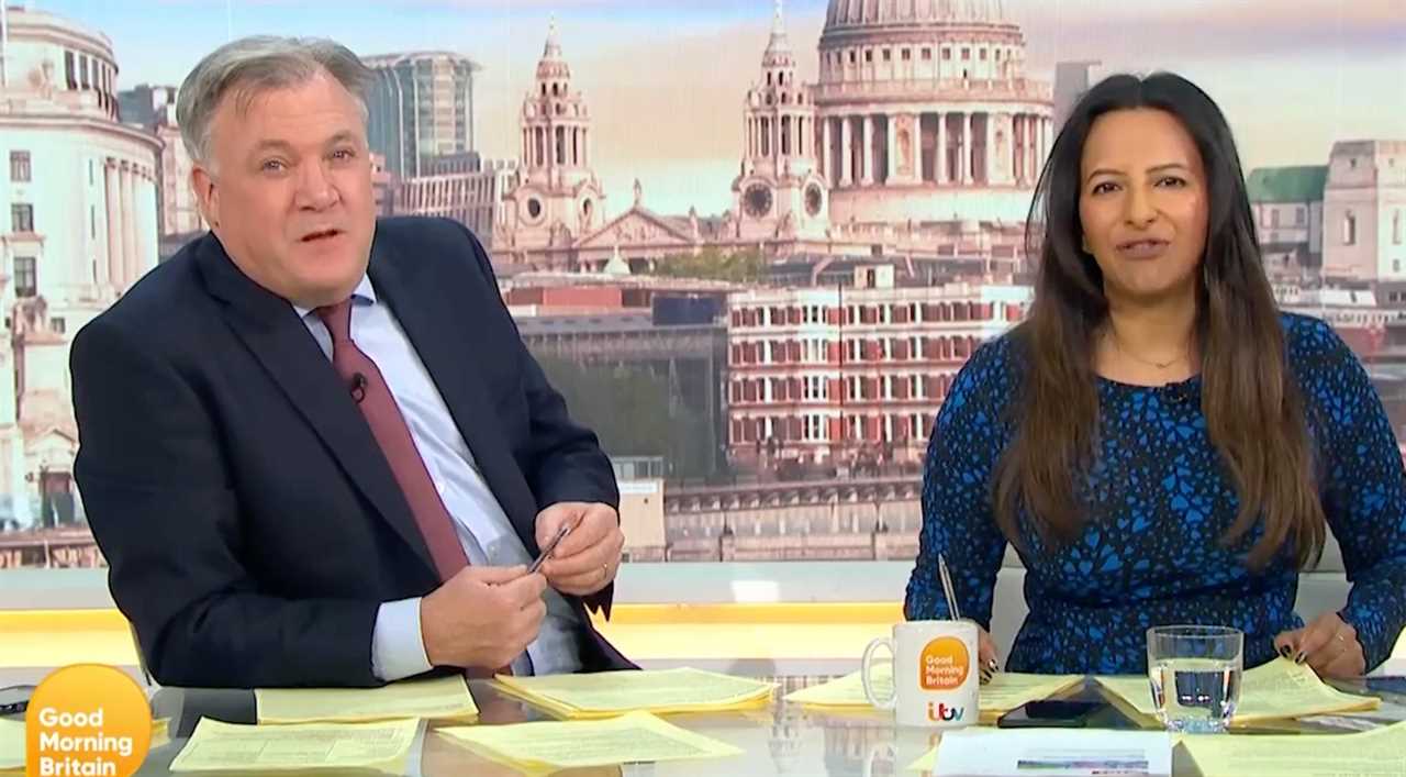 Good Morning Britain ‘feud’ as Ed Balls snaps at co-host Ranvir Singh