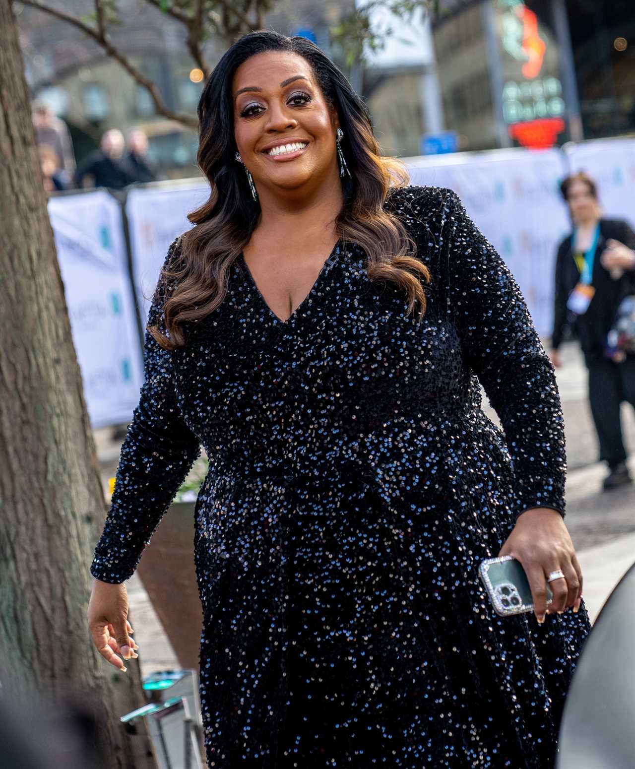 Bafta host Alison Hammond looks slimmer than ever in glam gown as she prepares for huge awards show