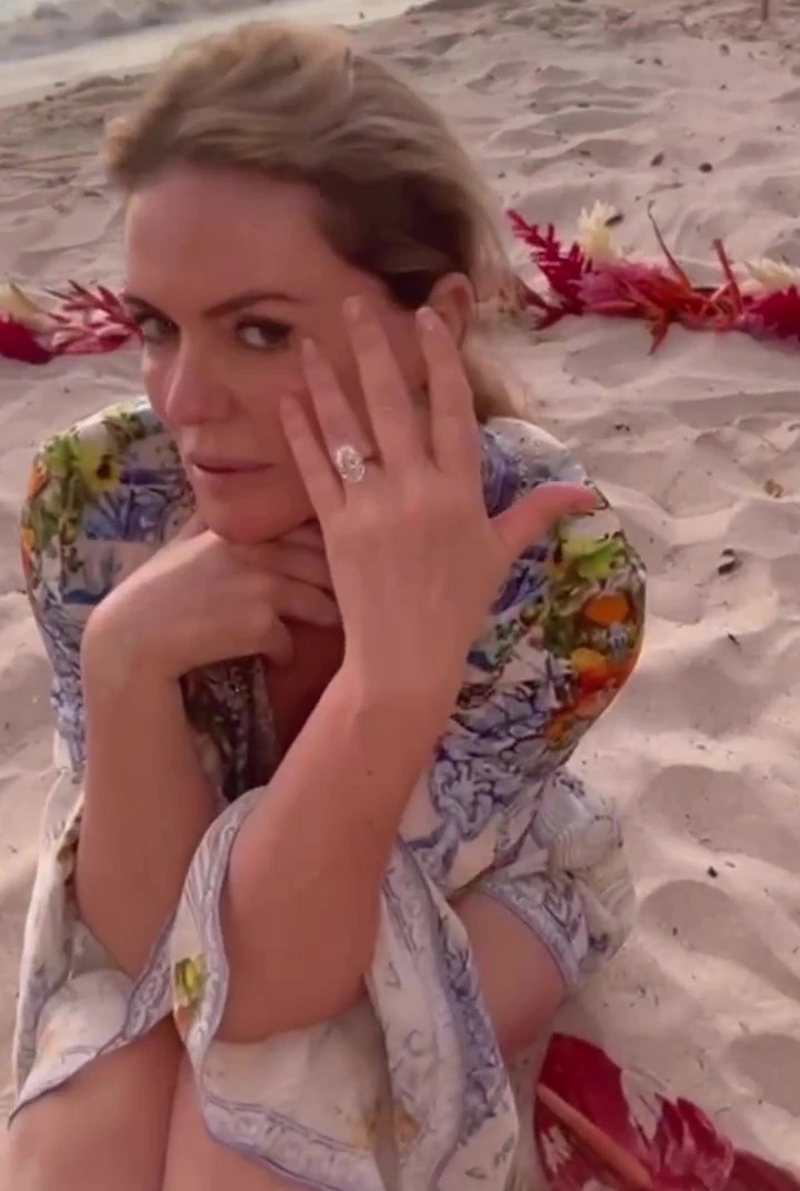 EastEnders’ Patsy Kensit engaged for 5th time to millionaire after romantic beach proposal