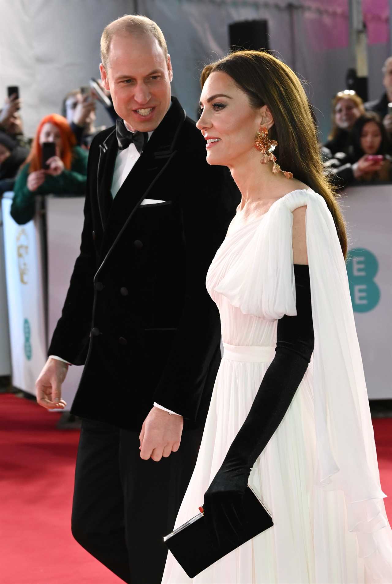 Princess Kate has royal fans in stitches over cheeky moment with Prince William on Baftas red carpet – did you spot it?