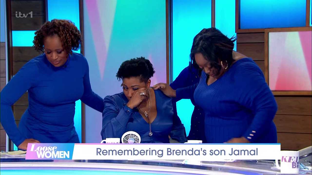 Brenda Edwards breaks down in tears on Loose Women on anniversary of son Jamal’s tragic death