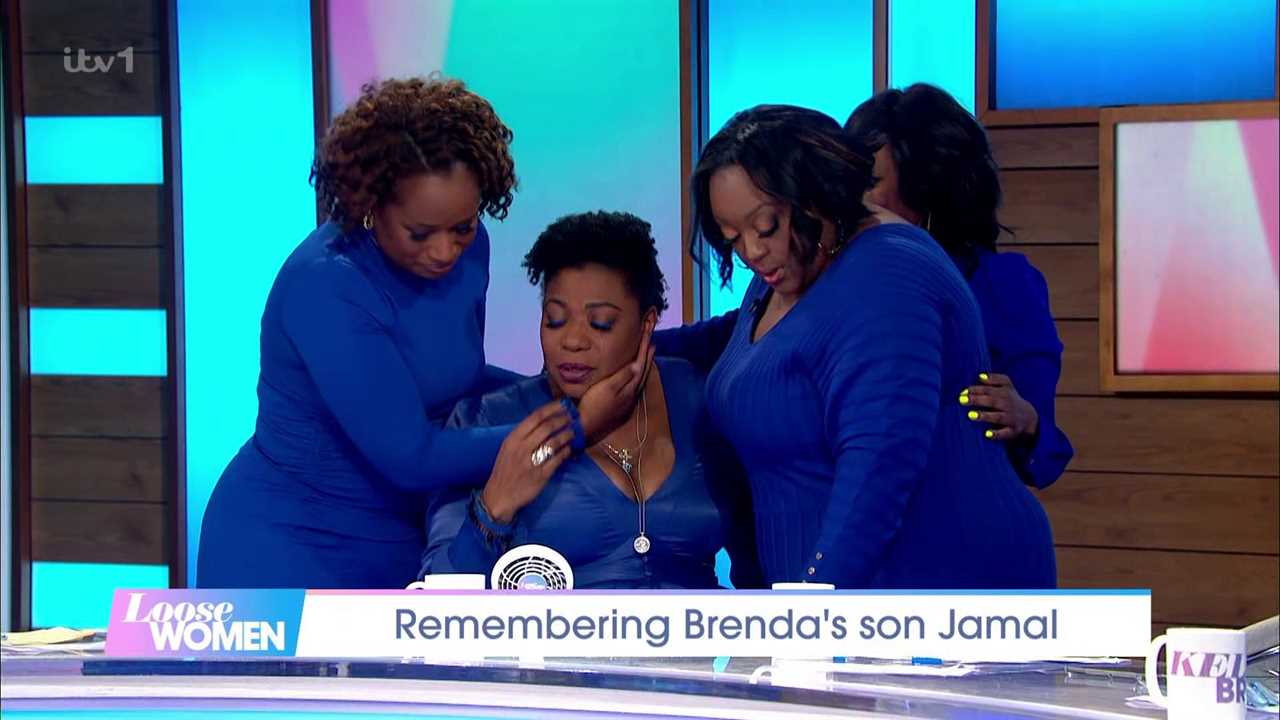 Brenda Edwards breaks down in tears on Loose Women on anniversary of son Jamal’s tragic death