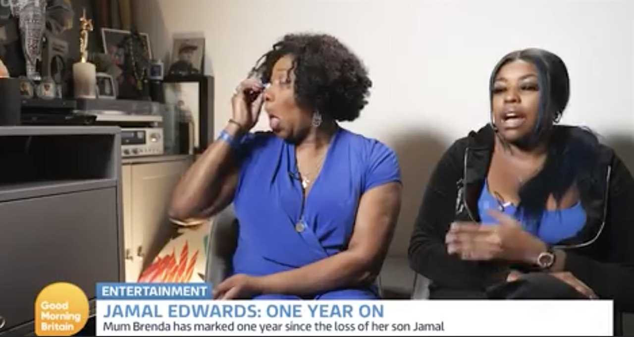 Loose Women’s Brenda Edwards breaks down in tears at one year anniversary of son Jamal’s death