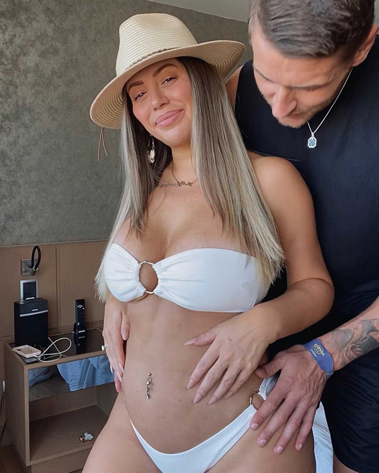 Pregnant Holly Hagan reveals unborn baby’s gender at second wedding filmed for Geordie Shore
