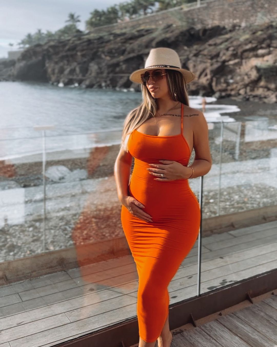 Pregnant Holly Hagan reveals unborn baby’s gender at second wedding filmed for Geordie Shore