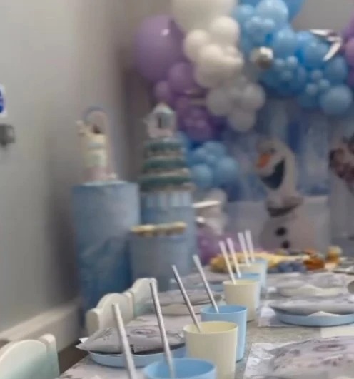 Inside James and Ola Jordan’s lavish Frozen-themed party for daughter Ella as she turns three