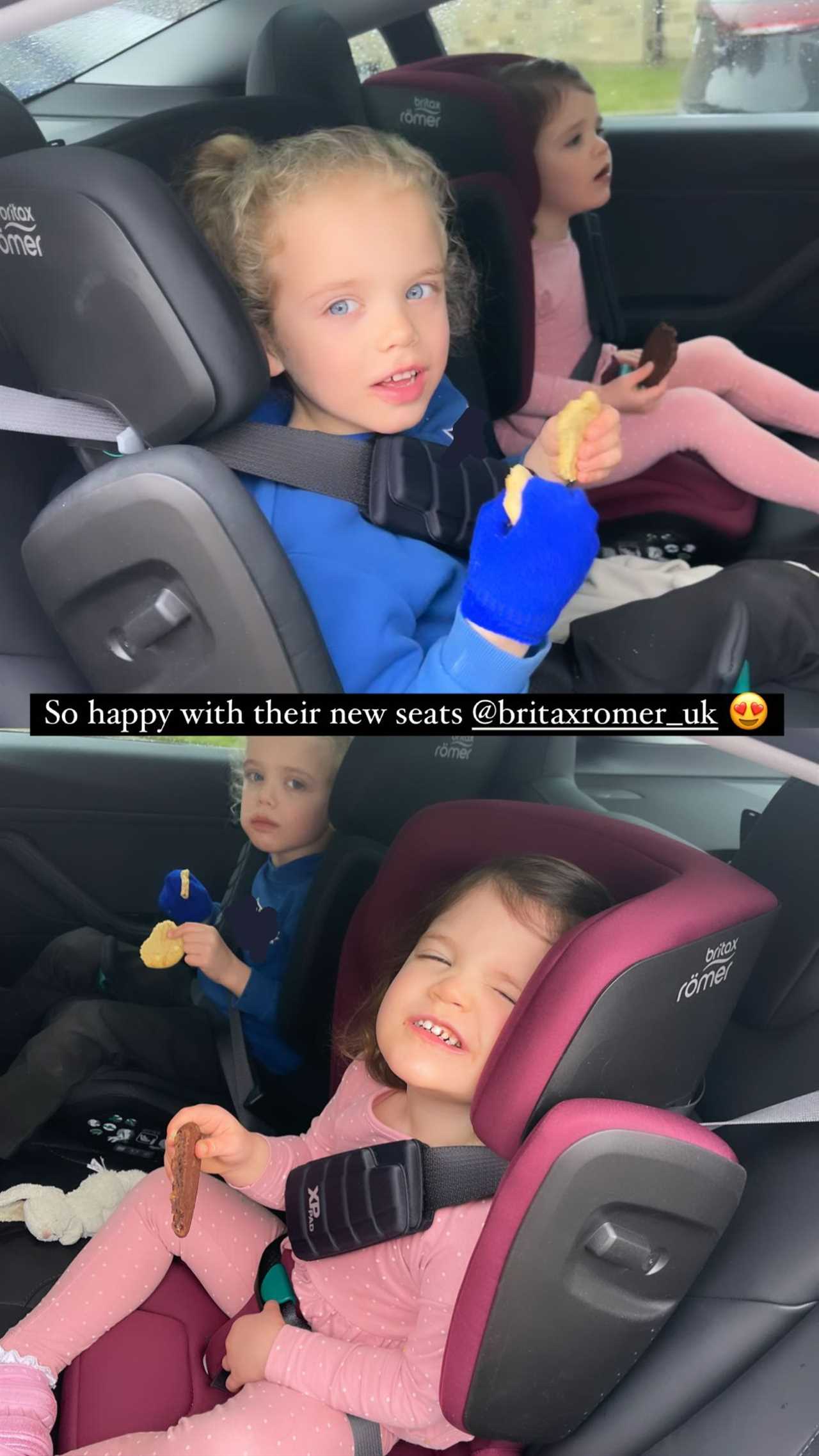 Gaz Beadle’s wife hits back after she’s mum-shamed over using ‘wrong’ car seat for daughter Primrose