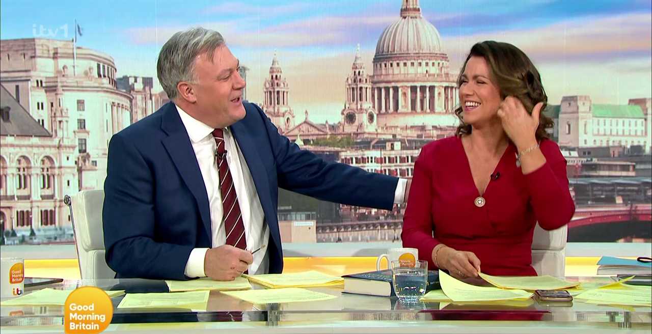 Susanna Reid forced to ‘cover up’ after struggling with wardrobe crisis moments before Good Morning Britain airs