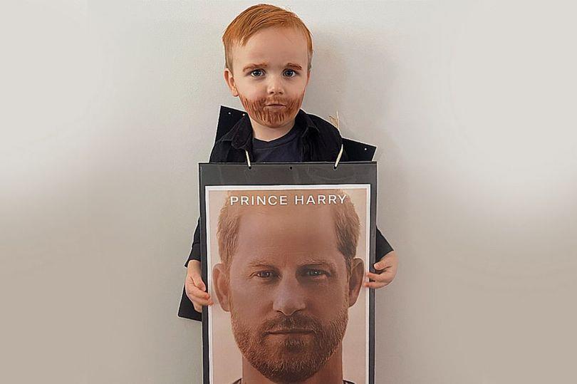 Boy, 3, stuns schoolmates by dressing as Prince Harry for World Book Day