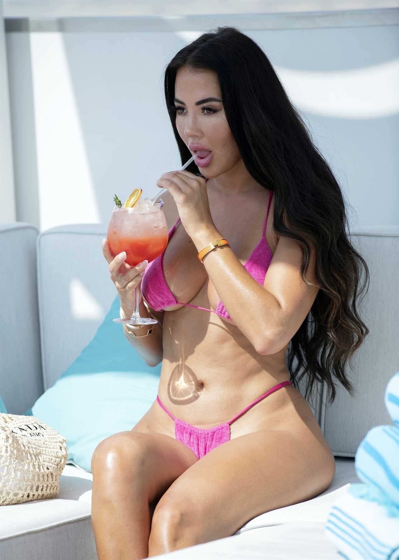 Towie’s Yazmin Oukhellou shows off her incredible body in sexy bikini snaps