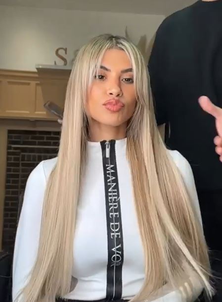 Love Island bombshell looks worlds away from the villa after long blonde hair transformation