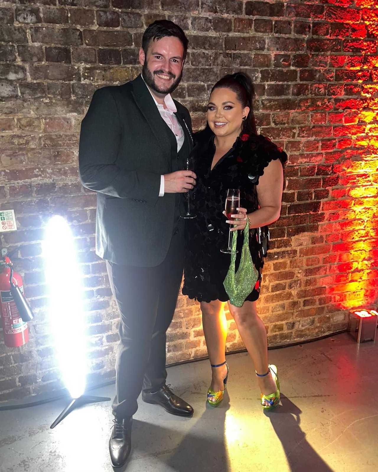 Pregnant Gogglebox star Scarlett Moffatt looks stunning as she shows off baby bump in glam dress