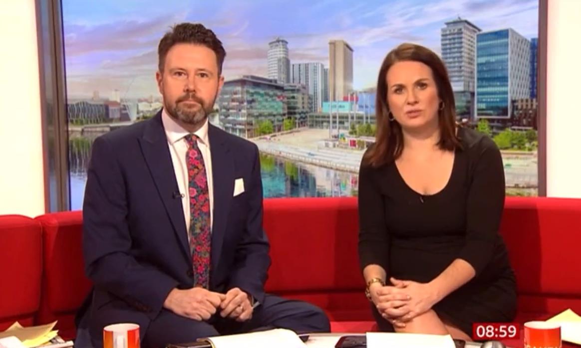 BBC Breakfast’s Jon Kay baffled as ‘mystery voice’ gate crashes show and talks over Nina Warhurst