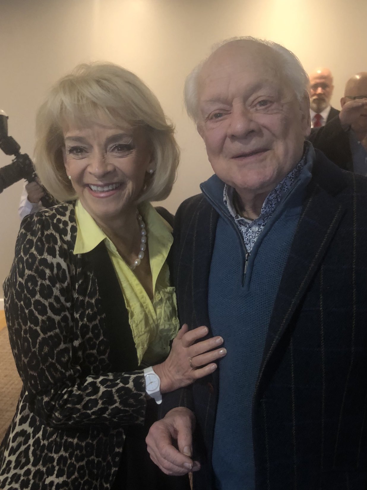 Only Fools and Horses star looks unrecognisable as he poses with David Jason 36 years after iconic episode