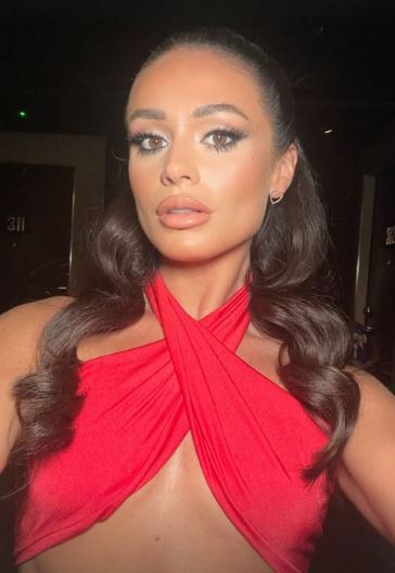 Love Island’s Olivia Hawkins looks incredible as she shows off her amazing figure in barely-there red outfit