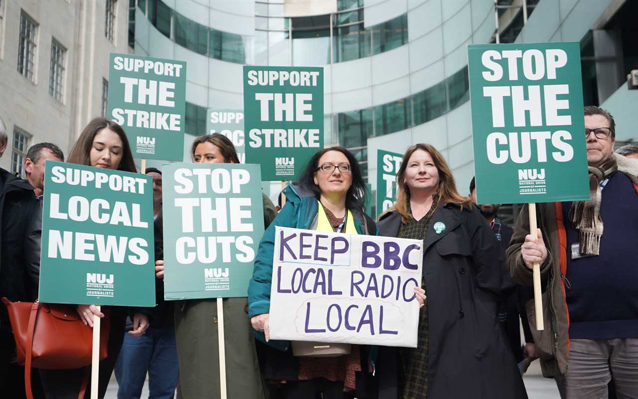 BBC apologises to fans as TV and radio shows thrown into chaos by staff strikes