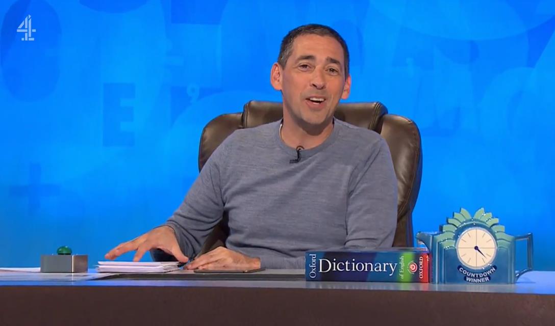 Countdown’s Colin Murray distracted by Rachel Riley’s ‘hippy’ dress – and she’s not impressed