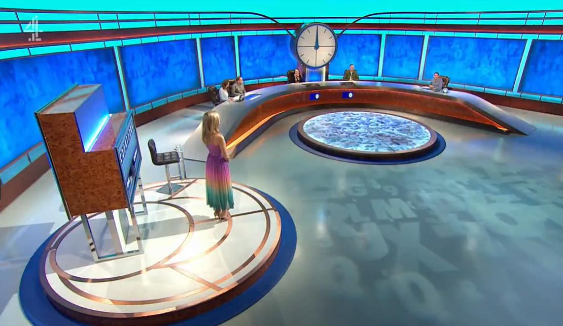 Countdown’s Colin Murray distracted by Rachel Riley’s ‘hippy’ dress – and she’s not impressed