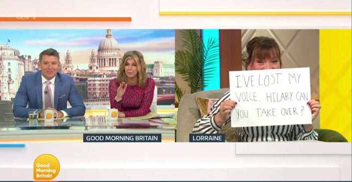 Lorraine show forced into last-minute presenter shake-up as star begs for help