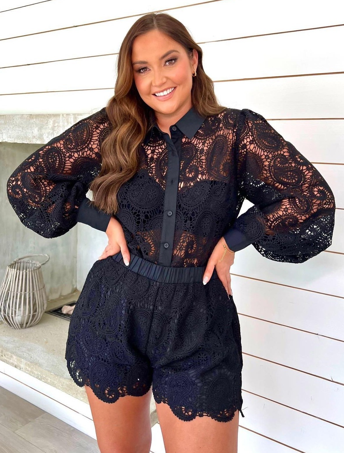 Jacqueline Jossa wears see-through outfit saying ‘self confidence is the best thing you can wear’