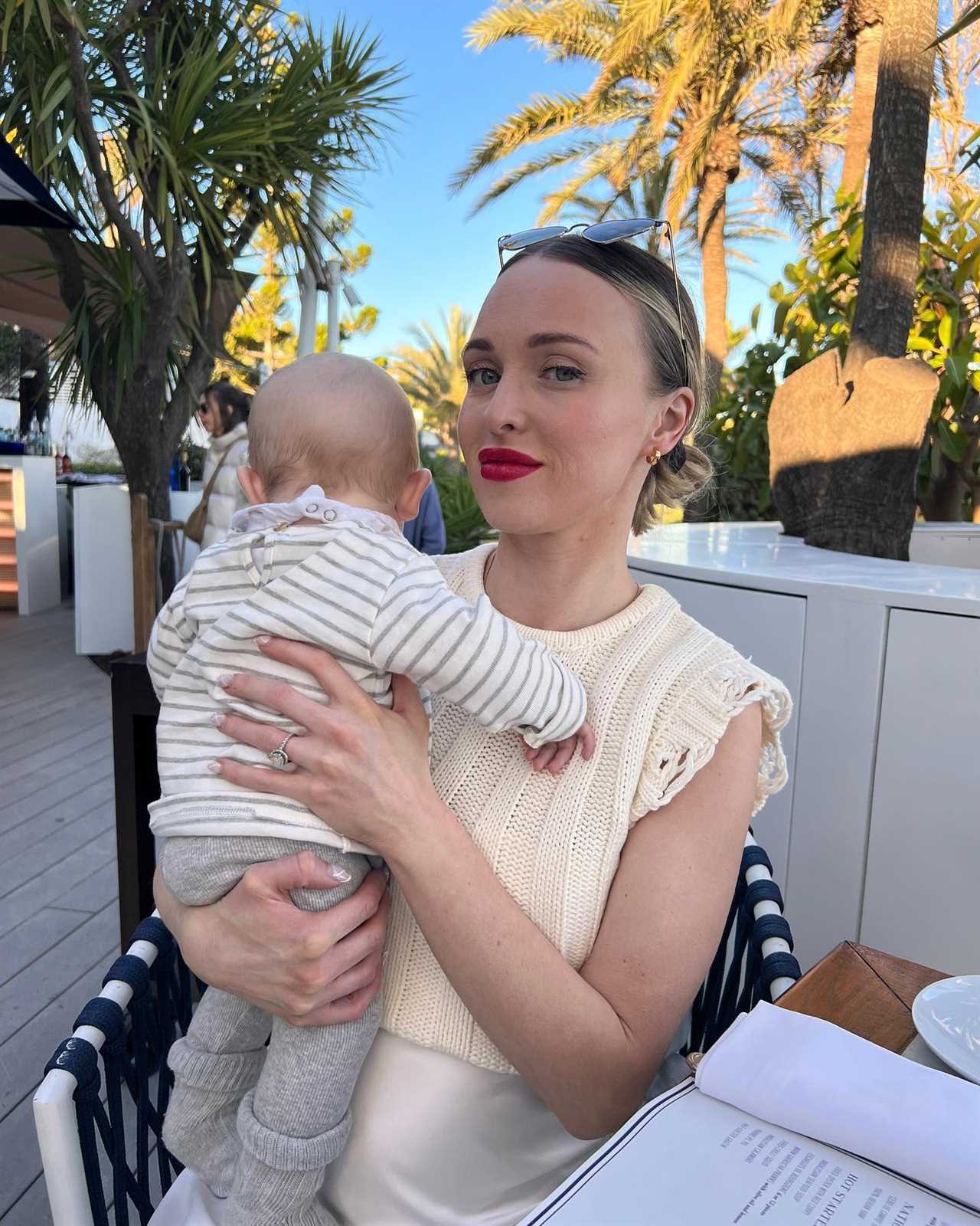 Inside Jorgie Porter’s incredible first family holiday with newborn baby Forest