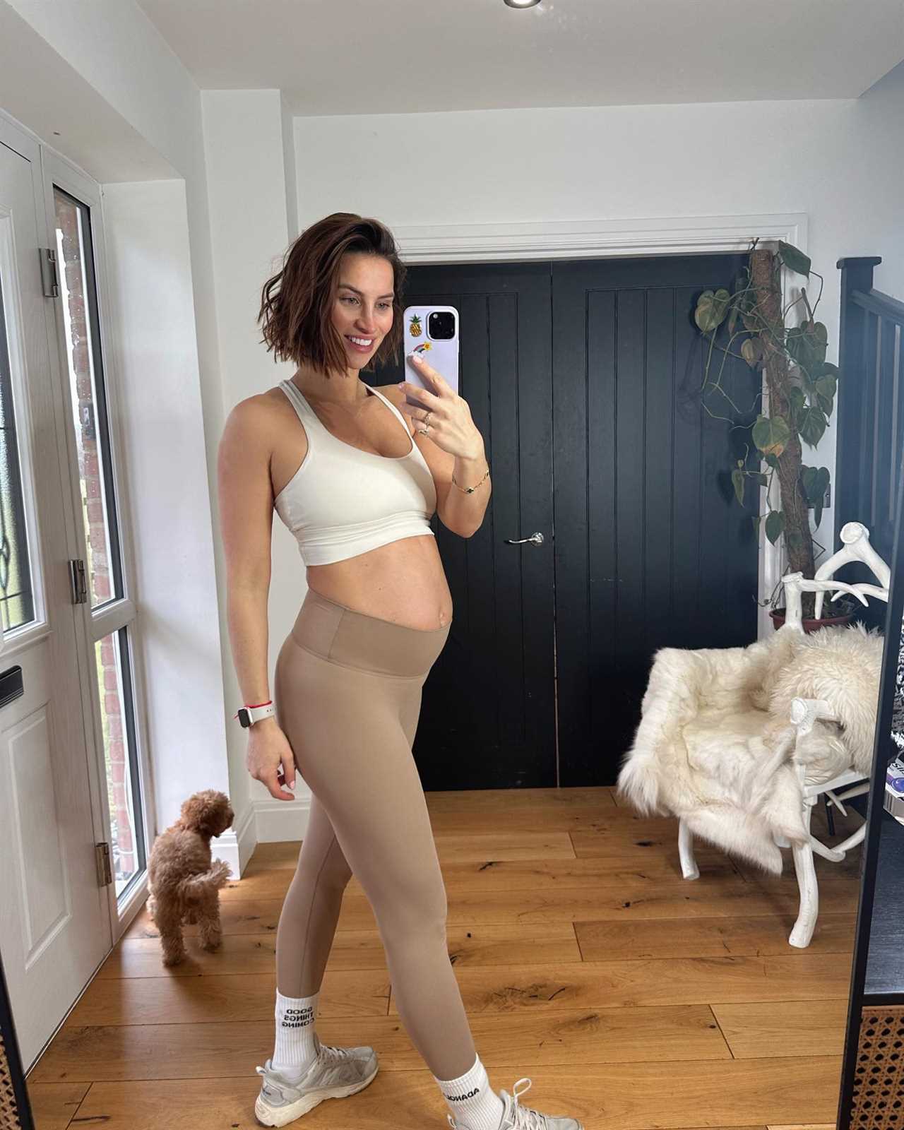 Pregnant Ferne McCann reveals her due date as she prepares to give birth to second baby