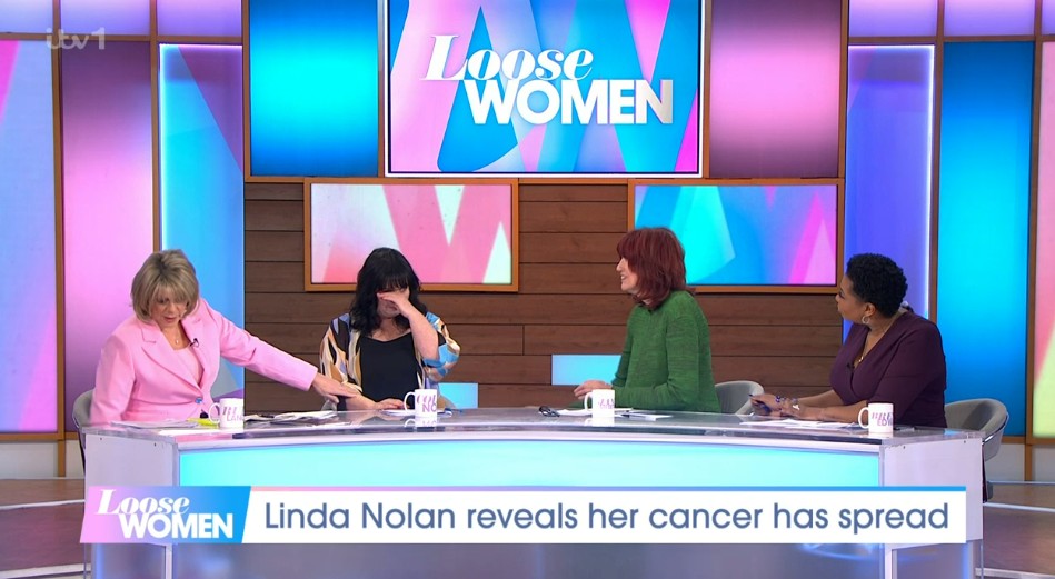 Loose Women’s Coleen Nolan breaks down in tears as she opens up about sister Linda’s cancer battle