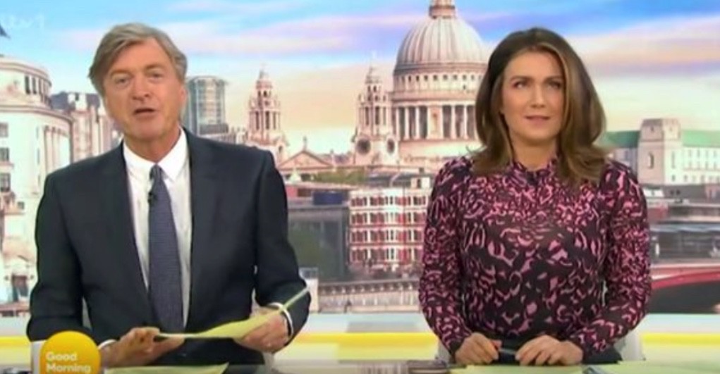 Susanna Reid caught rolling her eyes at Richard Madeley amid 'feud' rumours on Good Morning Britain