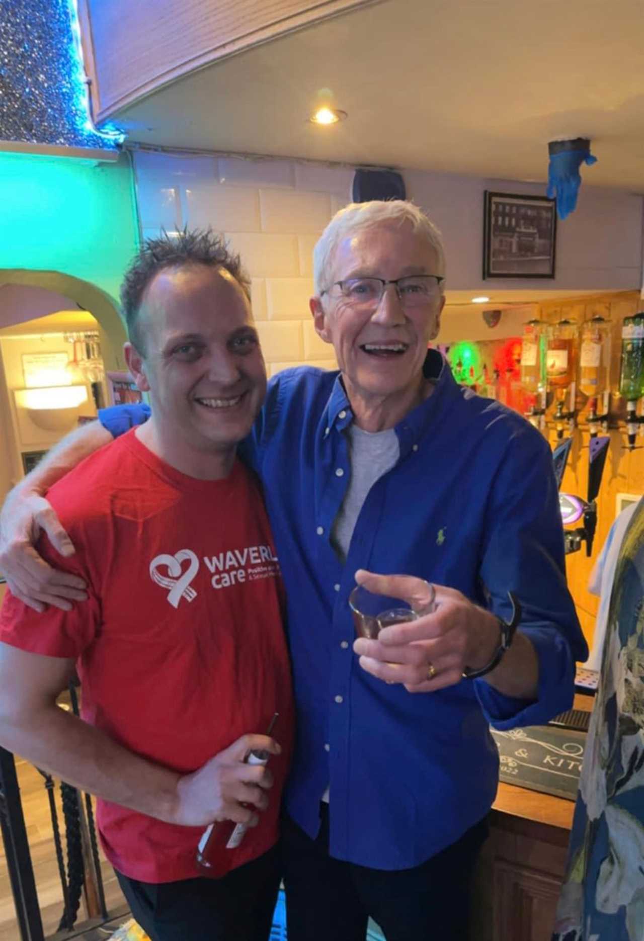 Last picture of Paul O’Grady sees Lily Savage & TV legend enjoy drink with punters days before he died aged 67