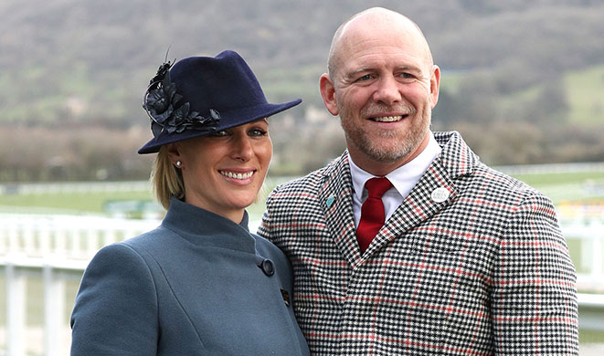 Where do Zara Tindall and her husband Mike live with their three children?