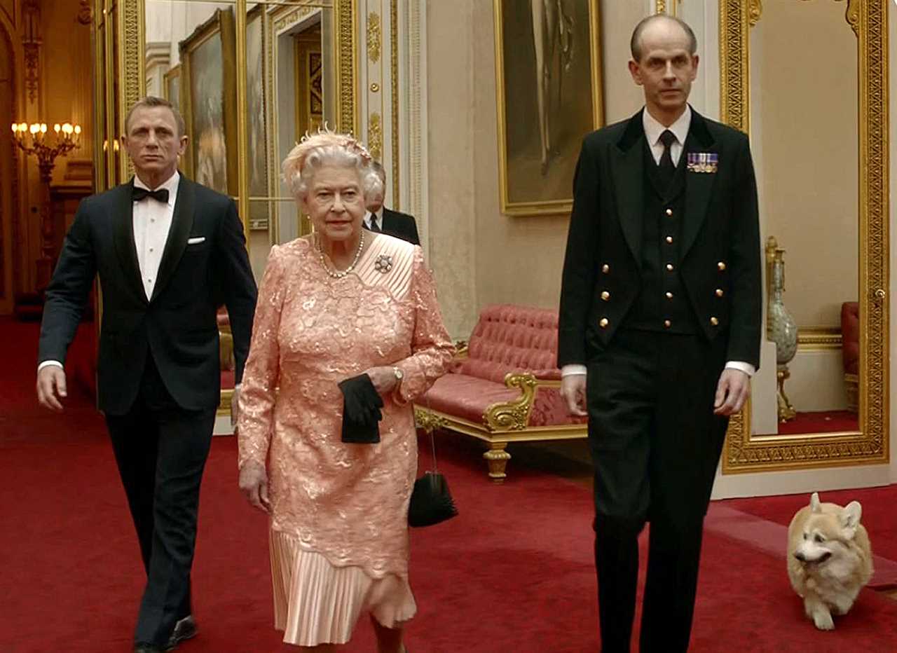 Was the Queen in a James Bond movie?
