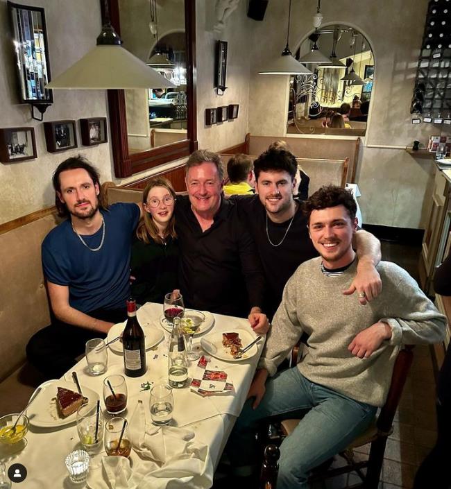 Piers Morgan shares sweet message as he posts a rare photo with all of his kids on his birthday