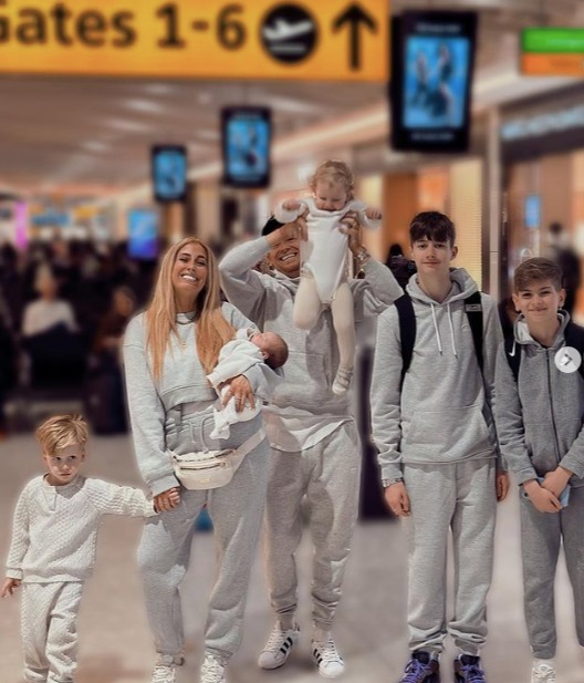 Stacey Solomon and Joe Swash whisk kids away on luxury first family holiday abroad after birth of baby Belle