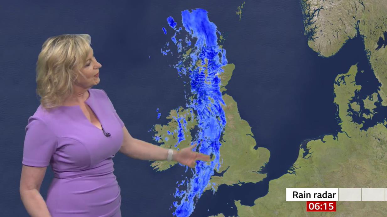Carol Kirkwood wows BBC Breakfast fans in ‘stunning’ low-cut minidress as they ask ‘have you been hitting the gym?’