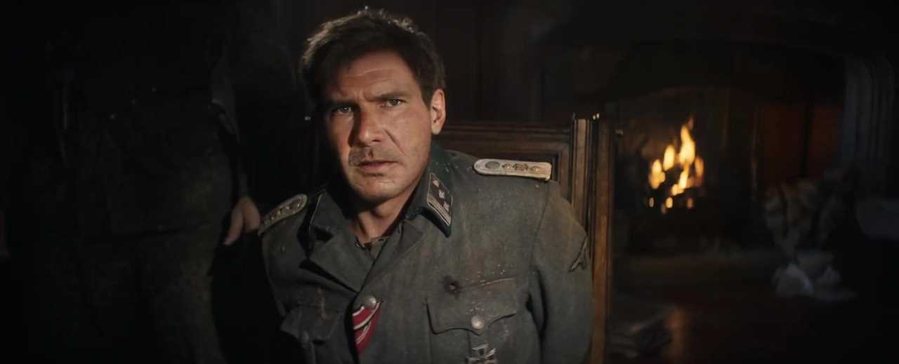 Harrison Ford, 80, parachutes from plane with Fleabag star Phoebe Waller-Bridge in latest Indiana Jones trailer