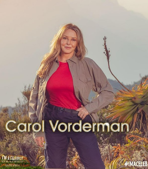 Carol Vorderman looks incredible as she shares first photo from I’m a Celebrity South Africa
