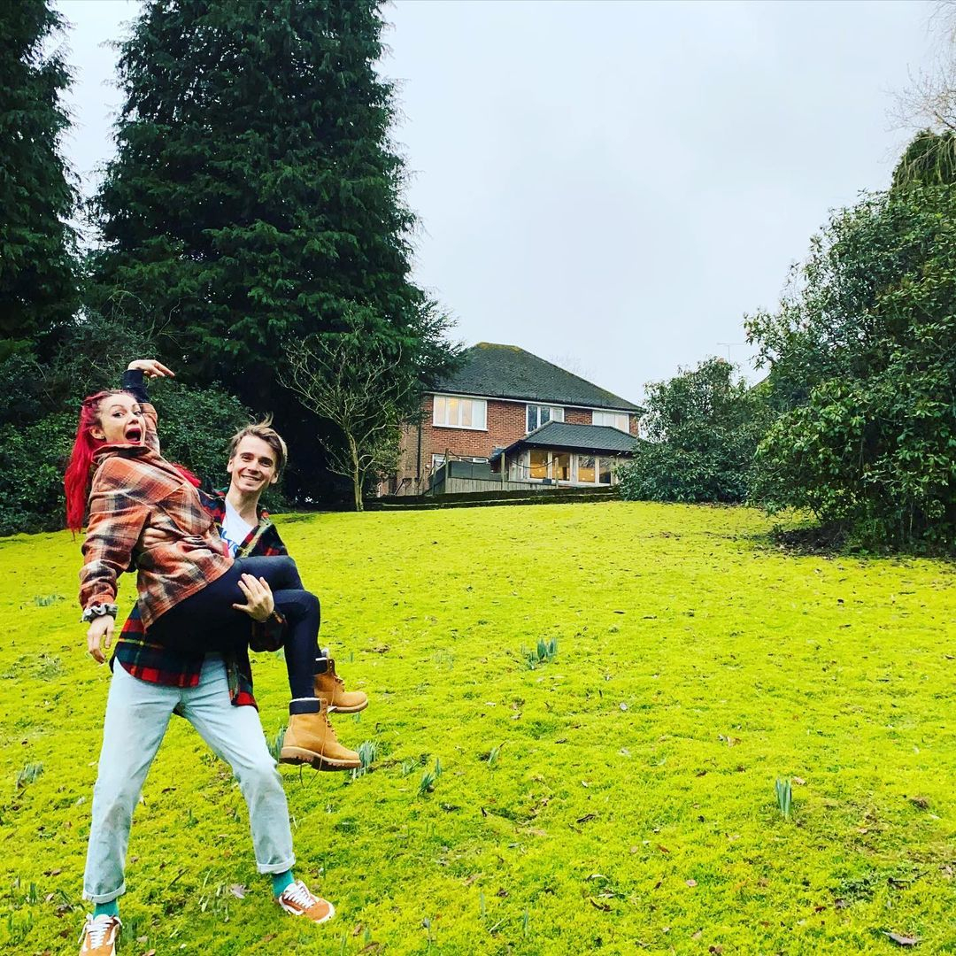 Strictly’s Dianne Buswell shows off huge garden at £1.3m home after putting it on sale with Joe Sugg
