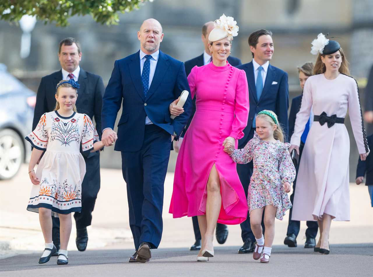 Prince Louis clutches Kate Middleton’s hand as he joins royal family for first Easter service since Queen died