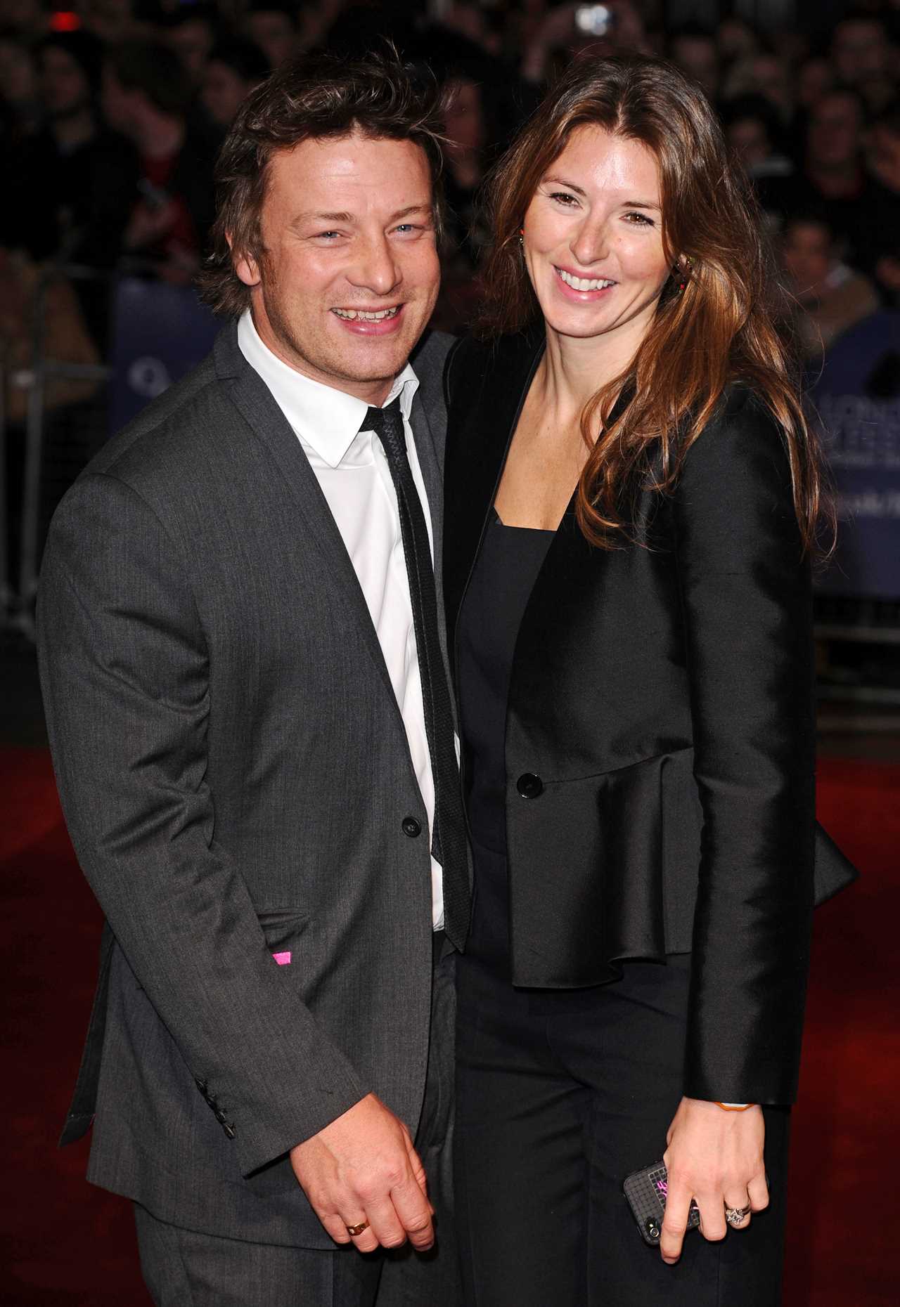 Mandatory Credit: Photo by David Fisher/REX/Shutterstock (1476659f) Jamie and Jools Oliver 'Wild Bill' film premiere, 55th BFI London Film Festival, London, Britain - 21 Oct 2011