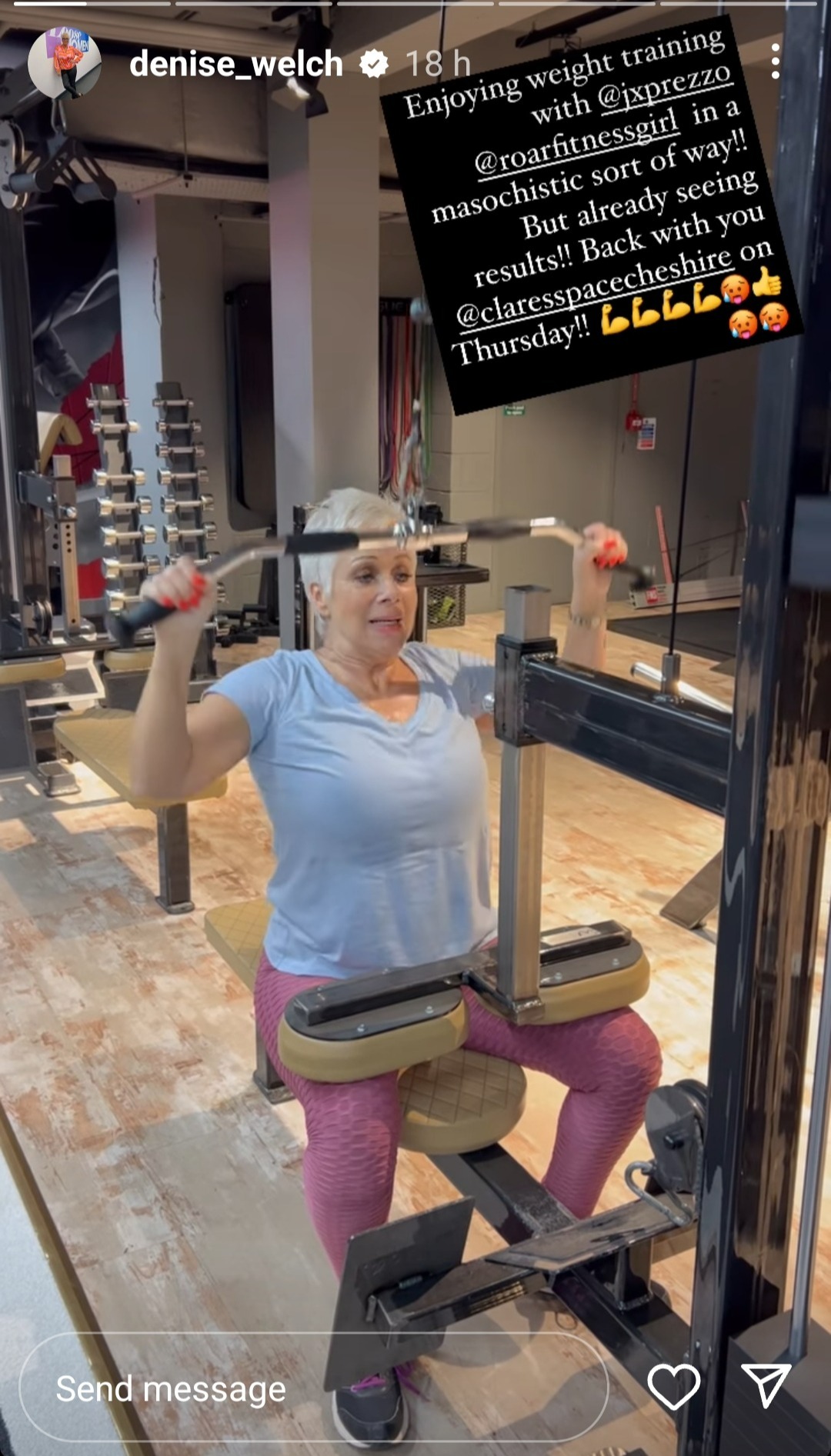 Loose Women’s Denise Welch looks amazing at 64 as she strips to her underwear after taking up weight training