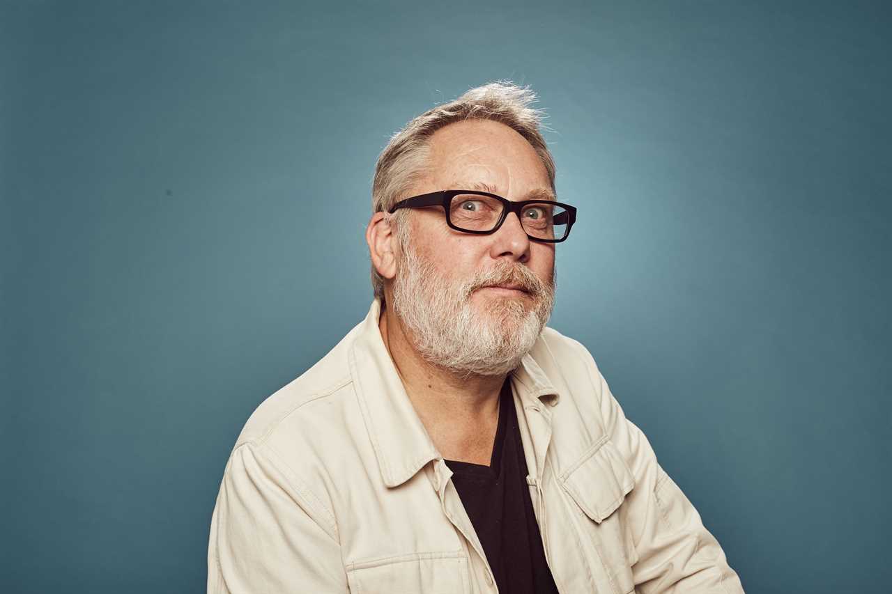 Jim Moir also known as Vic Reeves photographed in studio by Sarah Cresswell for the Times Newspapers Ltd on the 13th August 2019.