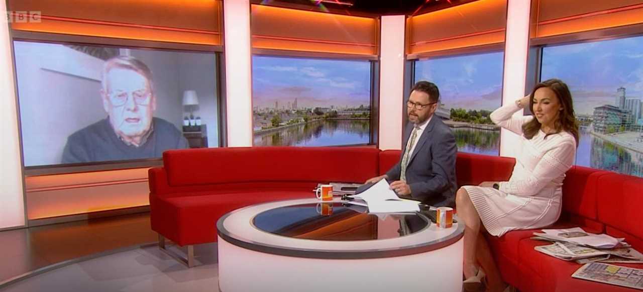 ‘Frustrated’ BBC Breakfast star throws hands in the air as technical blunder derails interview