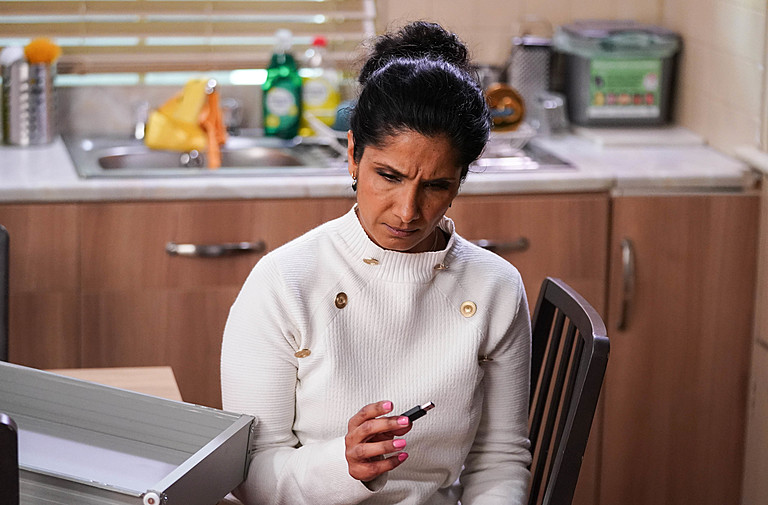 Suki Panesar falls apart at bombshell news as Nish’s control becomes clear in EastEnders