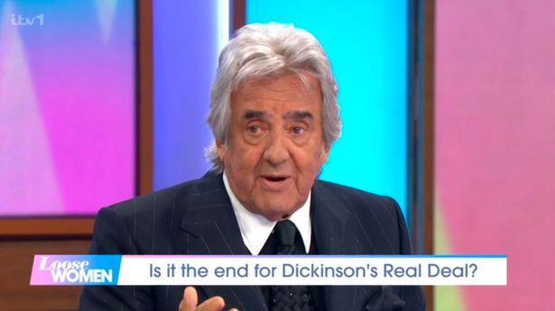 David Dickinson sets record straight to Loose Women on future of Dickinson’s Real Deal amid rumoured exit