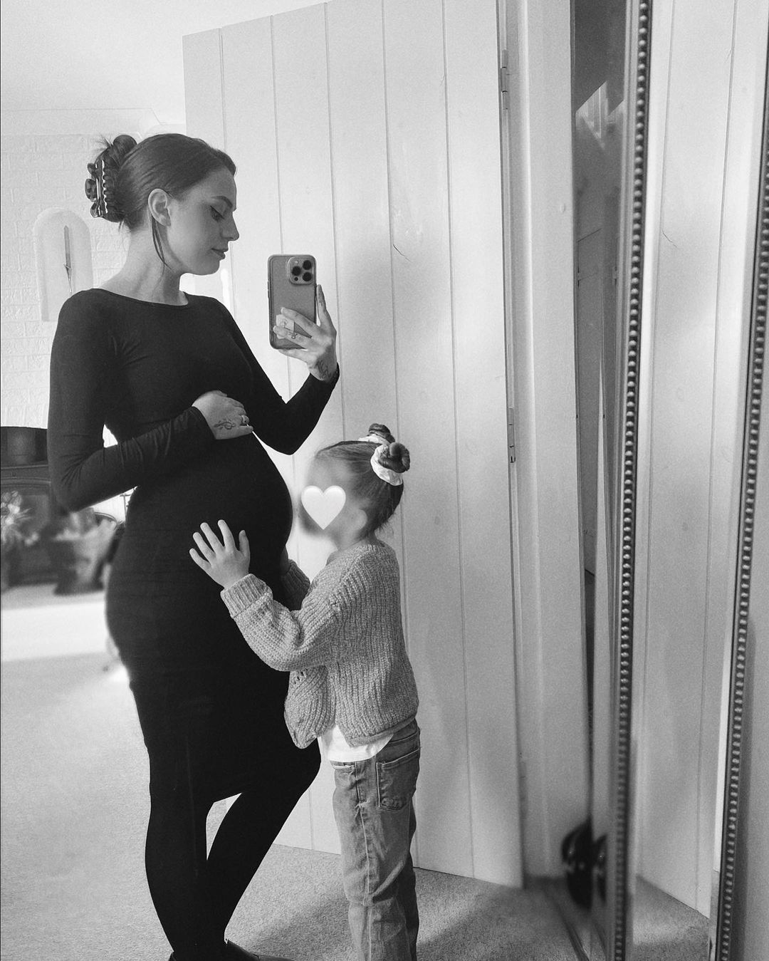 X Factor legend reveals first picture of her baby bump after bombshell news she is pregnant