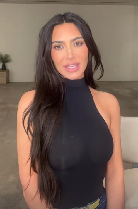 Kim Kardashian suffers NSFW wardrobe malfunction as she goes braless in skintight bodysuit for racy new video