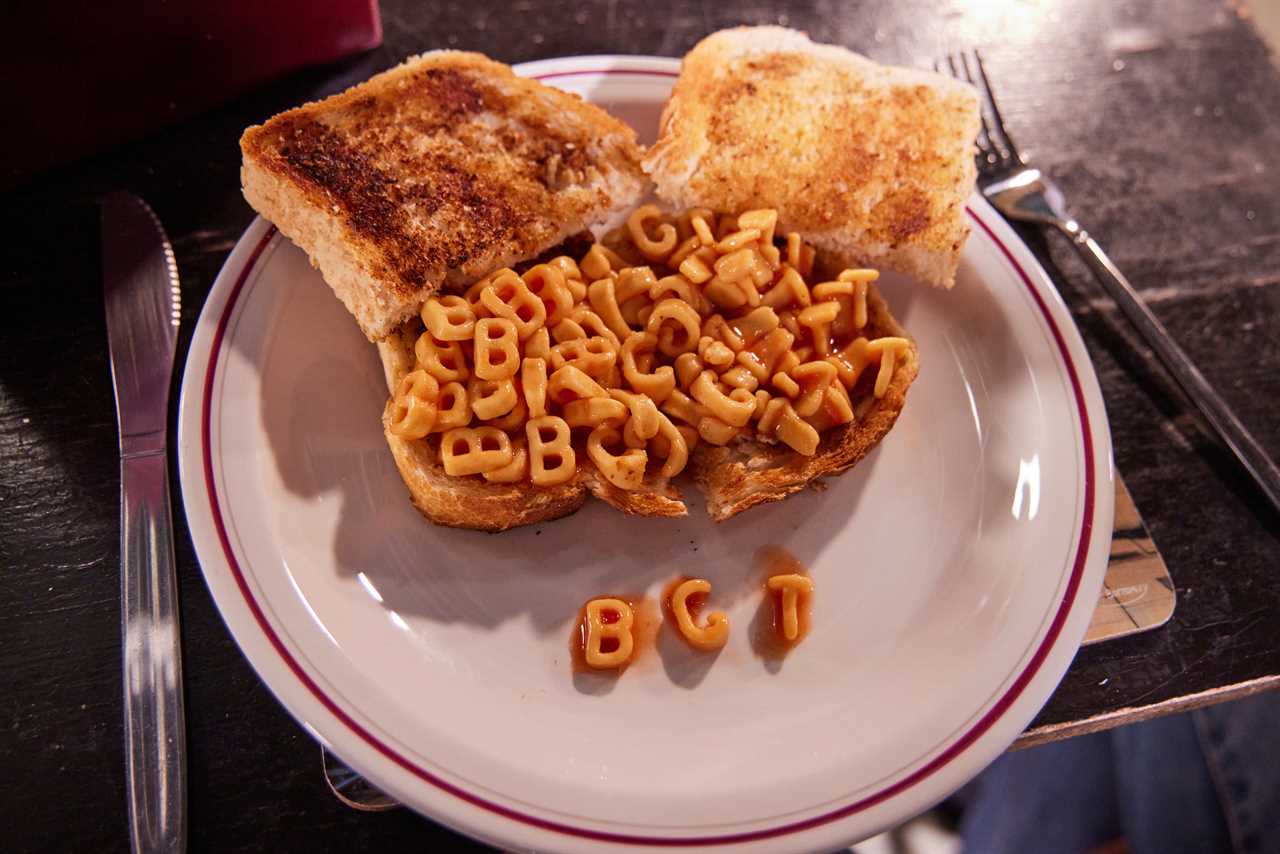 Simon Cowell served alphabet pasta spelling ‘BGT’ in scenes for show on visit to Corrie set