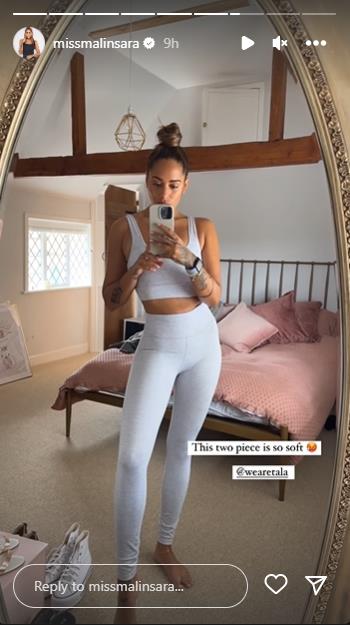 Love Island’s Malin Andersson flashes toned abs after dramatic weight loss