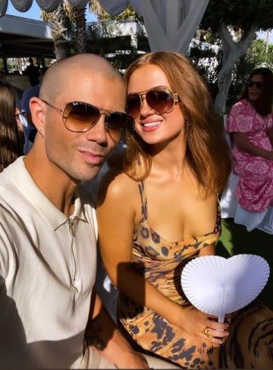 Max George and Maisie Smith pose for loved-up snap after she lands first post-EastEnders acting role