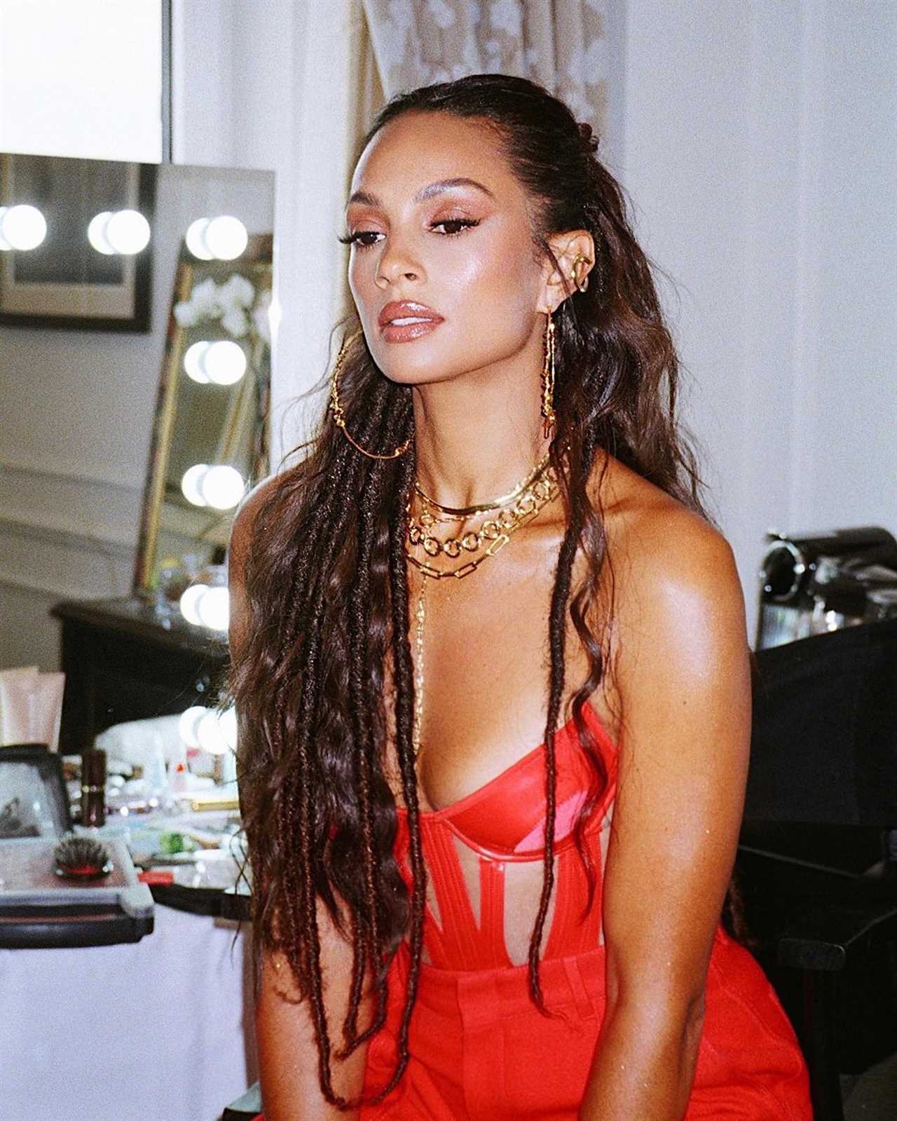 Alesha Dixon sizzles in a red cut-out corset as Britain’s Got Talent returns